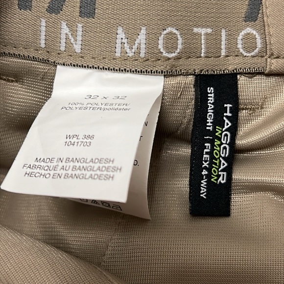 NWT Haggar Active Flex Straight Fit Pants 32x32 SOLD IN STORE - Picture 6 of 8